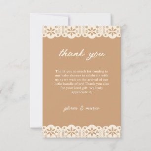 Carte De Remerciements Cielito Lindo Papel Picado Baby shower neutre