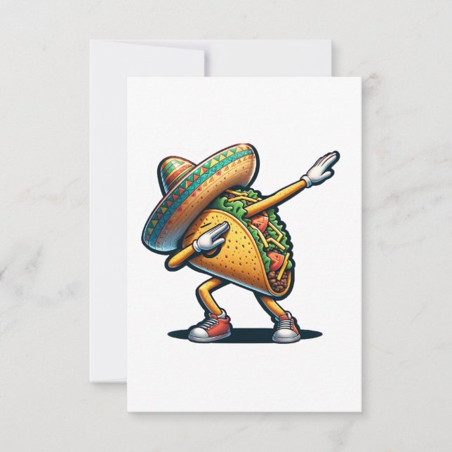 Carte De Remerciements Cinco de Mayo Taco (Devant)