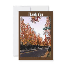 Citation customisée Aquarelle Brown Arbres automna