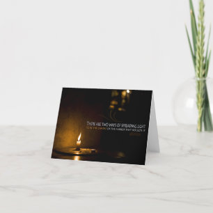 Carte De Remerciements Citation Inspirationnelle Edith Wharton "Light"