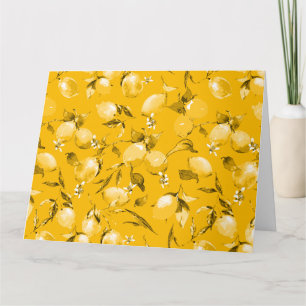 Carte De Remerciements citrons aquarelle 10