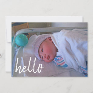 Carte de remerciements classique