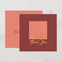 Classique Feuille d'Or Élégant Rose Violet