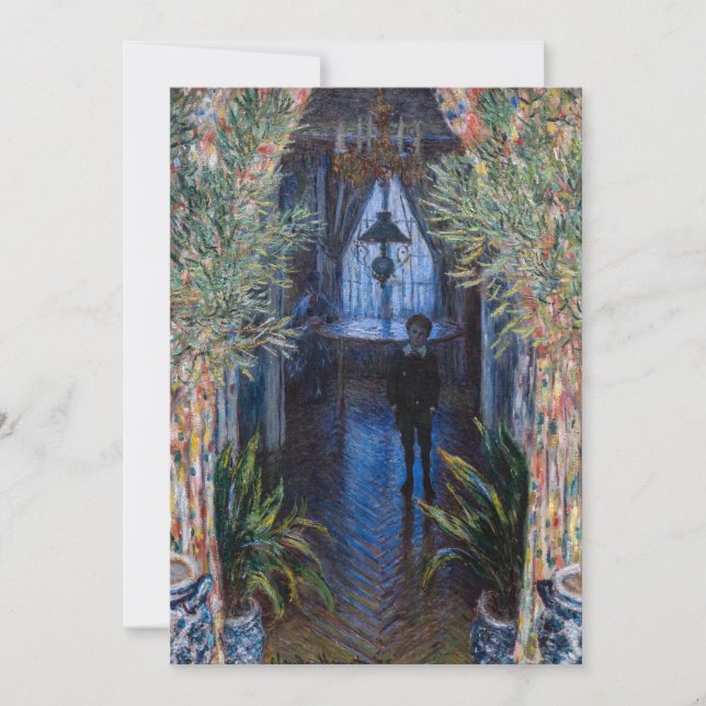 Carte De Remerciements Claude Monet - Coin de l'appartement (Devant)