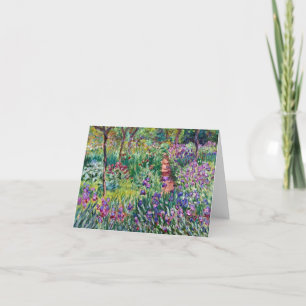 Carte De Remerciements Claude Monet - Le jardin de l'artiste à Giverny