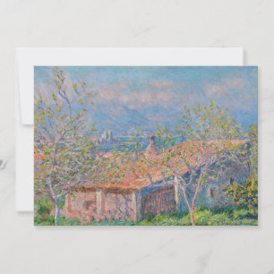 Carte De Remerciements Claude Monet - Maison de jardinier à Antibes