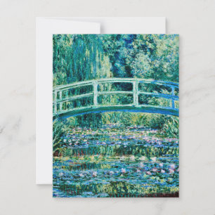 Carte De Remerciements Claude Monet - Pont D'Eau Et Pont Japonais
