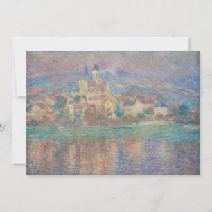 Carte De Remerciements Claude Monet - Vetheuil, coucher de soleil