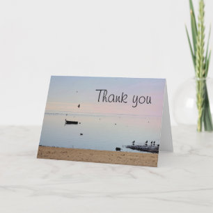 Carte De Remerciements Coastal scene photo