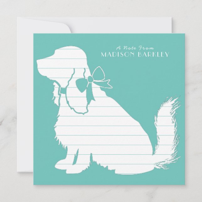 Carte De Remerciements Cocker Spaniel Chien Chien Puppy (Devant)