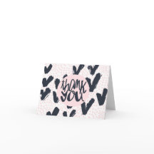 Coeurs et points roses et bleus Moderne Lettering