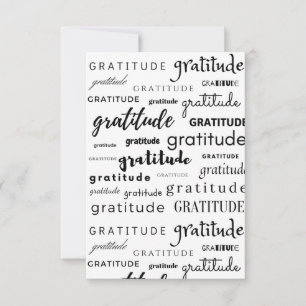 Carte De Remerciements Collage de Gratitude pour toutes les occasions