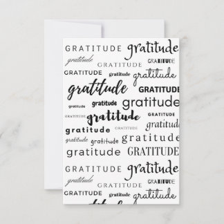 Carte De Remerciements Collage de Gratitude pour toutes les occasions