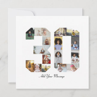 Carte De Remerciements Collage photo numéro 30