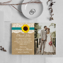Collection Rustique de Mariages de tournesol Kraft