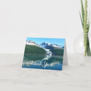 Carte De Remerciements College Fjord I Belle photographie de l'Alaska