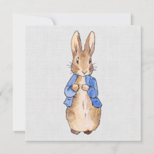 Carte De Remerciements Conception de fête de lapin de Pâques