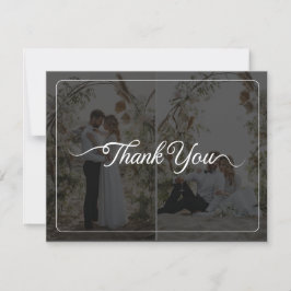 Carte De Remerciements Concevez votre propre 2 Mariage photo Collage