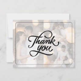 Carte De Remerciements Concevez votre propre Mariage photo Collage 3