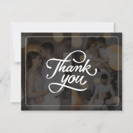 Carte De Remerciements Concevez votre propre Mariage photo Collage 3
