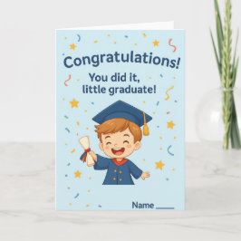 Carte De Remerciements Congratulations Little Graduate – Kids Graduation