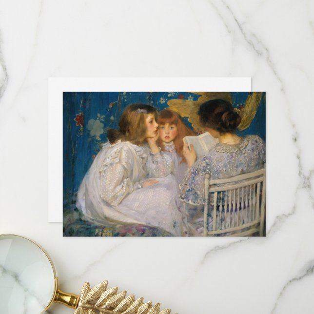 Carte De Remerciements Contes de la Jungle par James Jebusa Shannon (Devant/Arrière en situation)