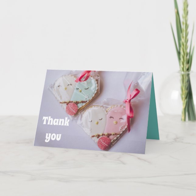 Carte De Remerciements Cookie (Devant)