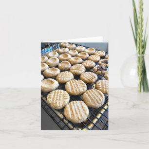 Carte De Remerciements Cookies au beurre d'arachide