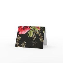 Coquelicot rouge personnalisé