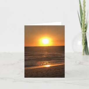 Carte De Remerciements Coucher de soleil à Newport Beach, Californie