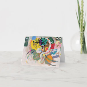 Carte De Remerciements Courbe Dominante par Wassily Kandinsky