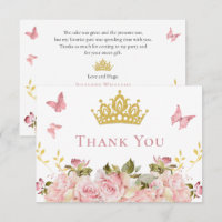Couronne | Papillons Floral Princess Anniversaire