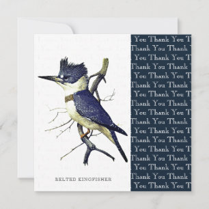 Carte De Remerciements Coutume d'illustration d'amants d'oiseau de