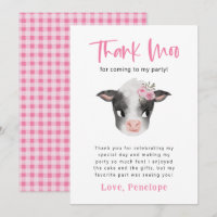 Cow Thank Moo Girl Birthday Party