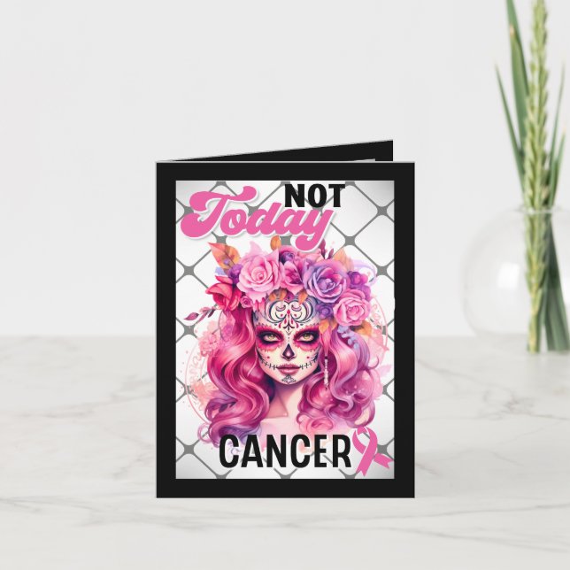 Carte De Remerciements Crâne à sucre mou (Devant)