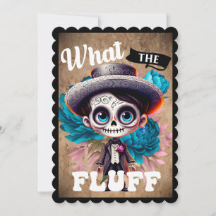 Carte De Remerciements Crâne à sucre mou