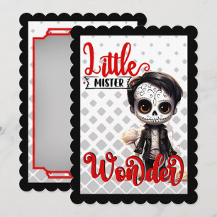 Carte De Remerciements Crâne à sucre mou