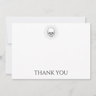 Carte De Remerciements Crâne personnalisé