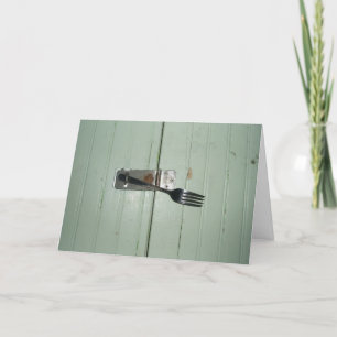 carte de remerciements "Creative Lock"