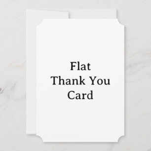 Carte De Remerciements Créez votre propre billet plat 5" x 7"