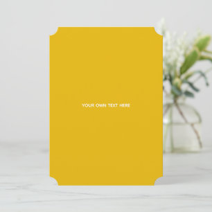 Carte De Remerciements Créez Votre Propre Conception Personnalisée Jaune