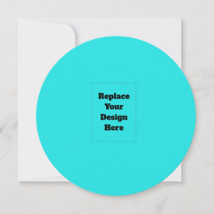 Carte De Remerciements Créez votre propre cyan