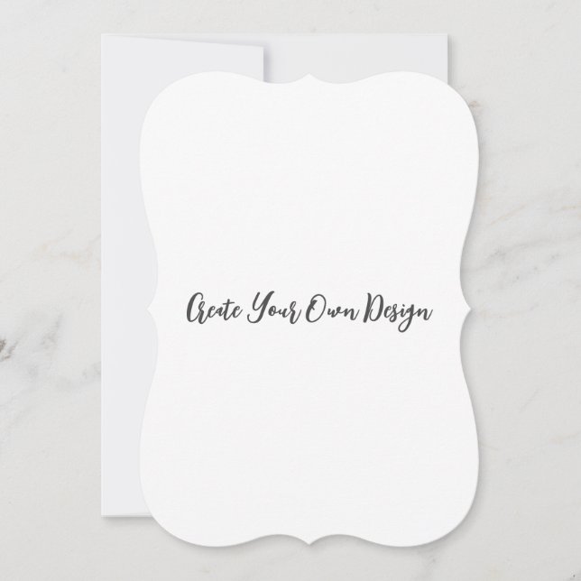 Carte De Remerciements Créez Votre Propre Design -Cliquez simplement- (Devant)