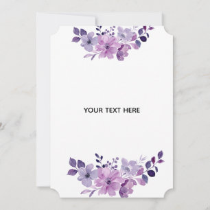 Carte De Remerciements Créez Votre Propre Floral