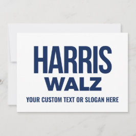 Carte De Remerciements Créez votre propre Harris Walz 2024