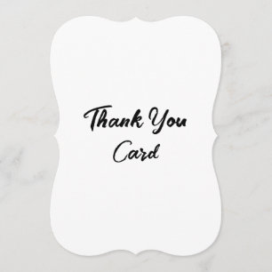 Carte De Remerciements Créez Votre Propre Promotion 5" x 7" Support