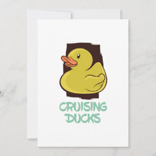 Carte De Remerciements Croisière Canards Voyage amusant