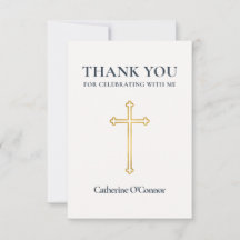 Croix dorée de première communion