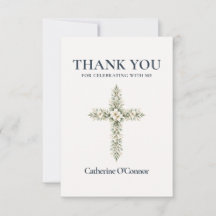 Croix florale de première communion