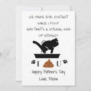 Carte De Remerciements Customisée Bonne Mère/Fête des pères